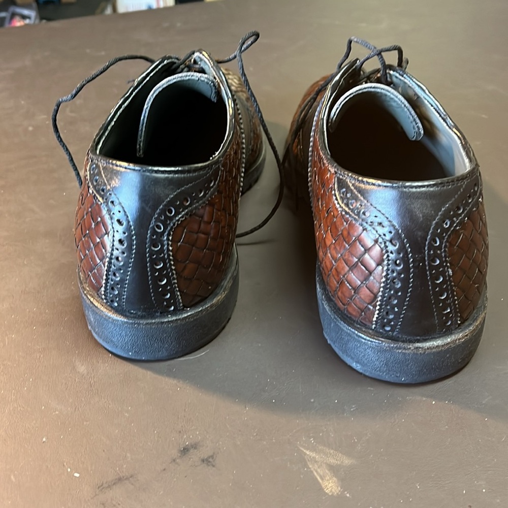 Foot joy classic sat Oxford woven leather golf shoes men’s 9C, 55137 - Picture 4 of 8